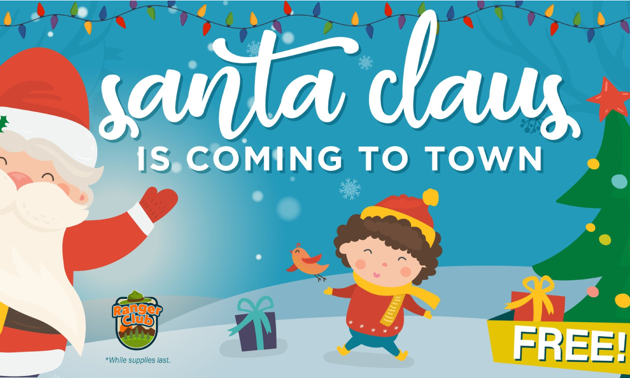 Muskegon Santat Event for Ranger Club Kids